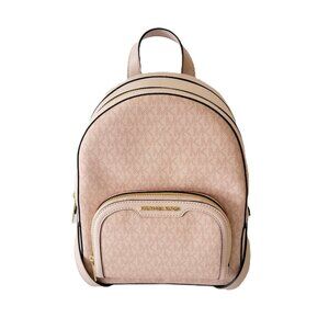 Michael Kors Jaycee Medium Zip Pocket Backpack MK Powder Blush